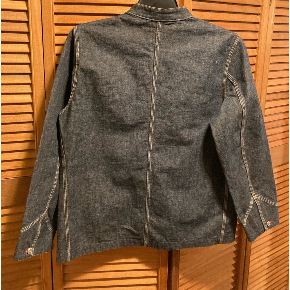 Gap Blue Denim Jean Jacket with Blade Collar - Picture 2 of 16